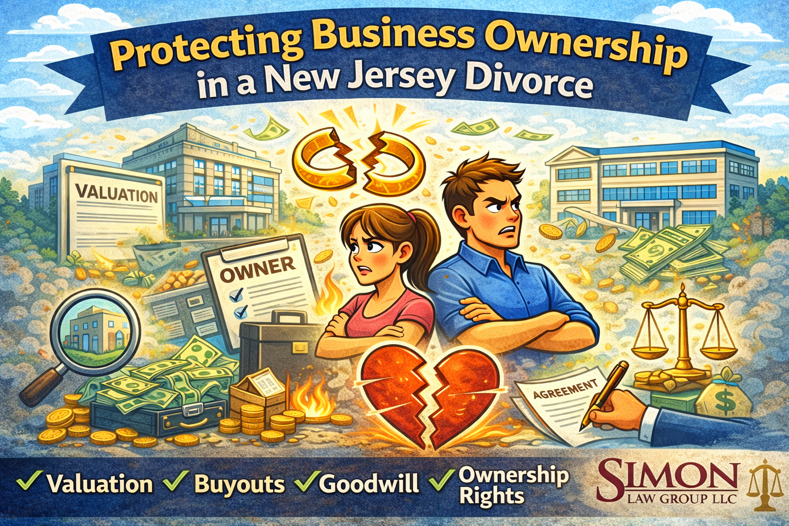 Business division and valuation in NJ divorce